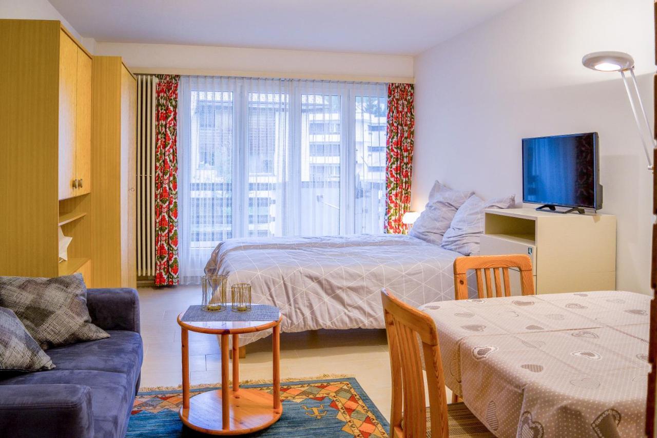 Willkommen-Gemuetlich, Balkon, Parkplatz Direkt In St Moritz 외부 사진